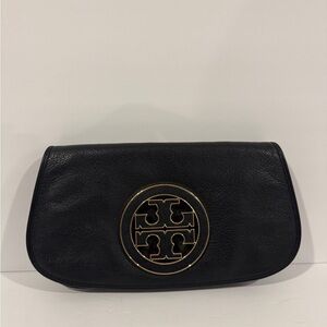 Tory Burch Black Clutch/Crossbody bag Gold hardware